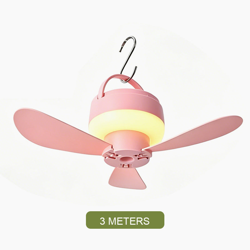 Rechargeable Fan with Light