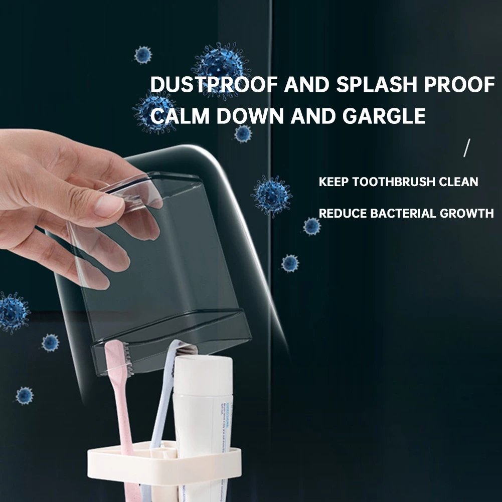 Stylish toothbrush holder with loc