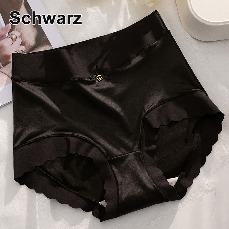 PAY1 GET 3(3PACKS) PREMIUM SATIN ANTIBACTERIAL ICE SILK MOISTURE-ABSORBING PANTIES