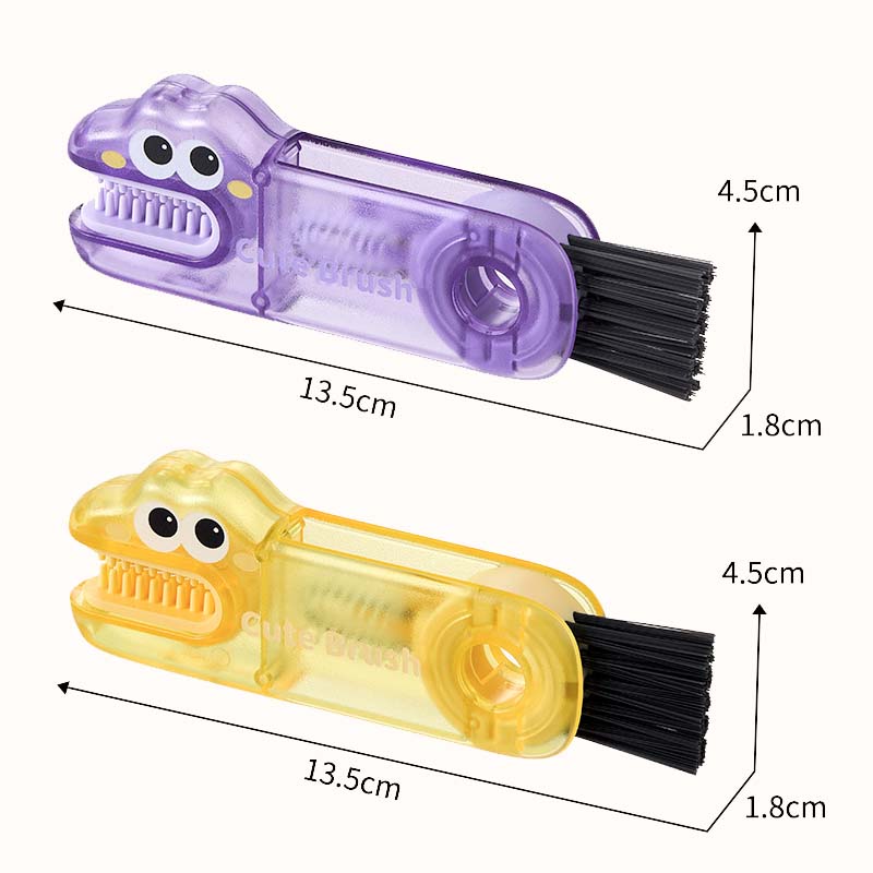 ๐ Crocodile Multifunctional Cleaning Brush โ 3 Brush Heads for All Cup Types