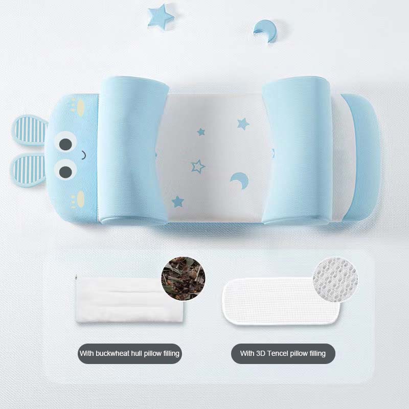 All-Season Baby Multi-Dimensional Shaping Pillow Set for Development