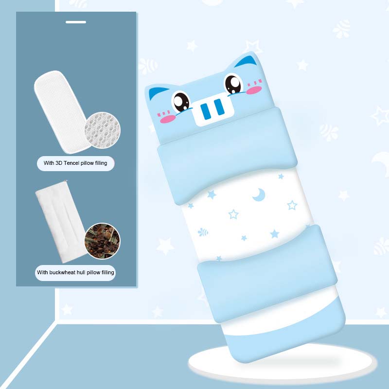 All-Season Baby Multi-Dimensional Shaping Pillow Set for Development