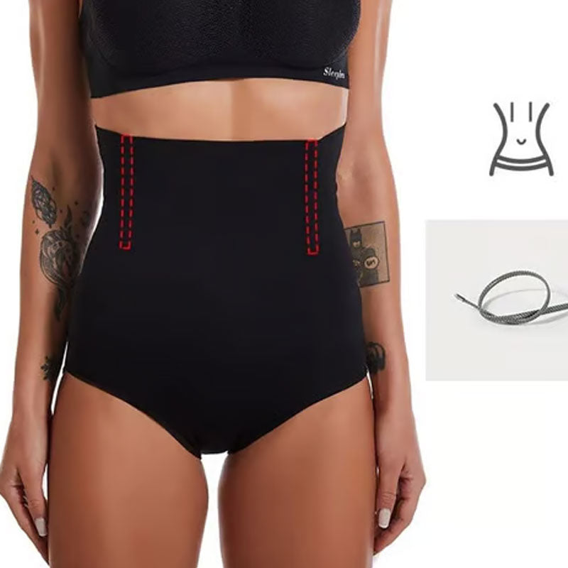 🔥High waist with shapewear and tummy control