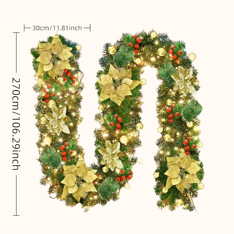 ๐ Christmas wreath made of pine needles for the door, the mantelpiece, and as a Christmas decoration for your home