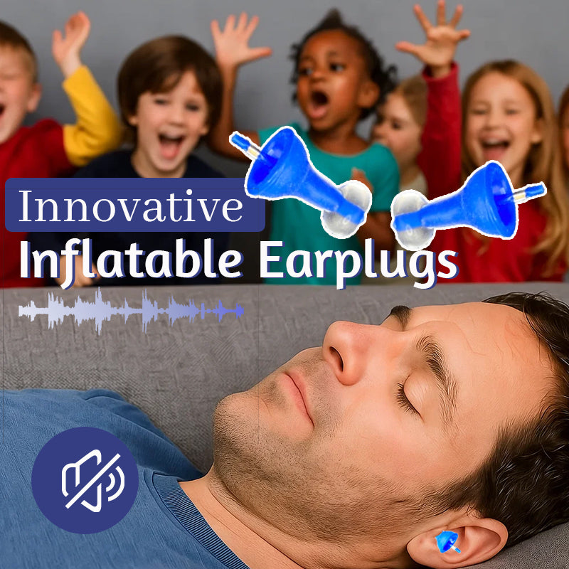 Innovative inflatable earplugs