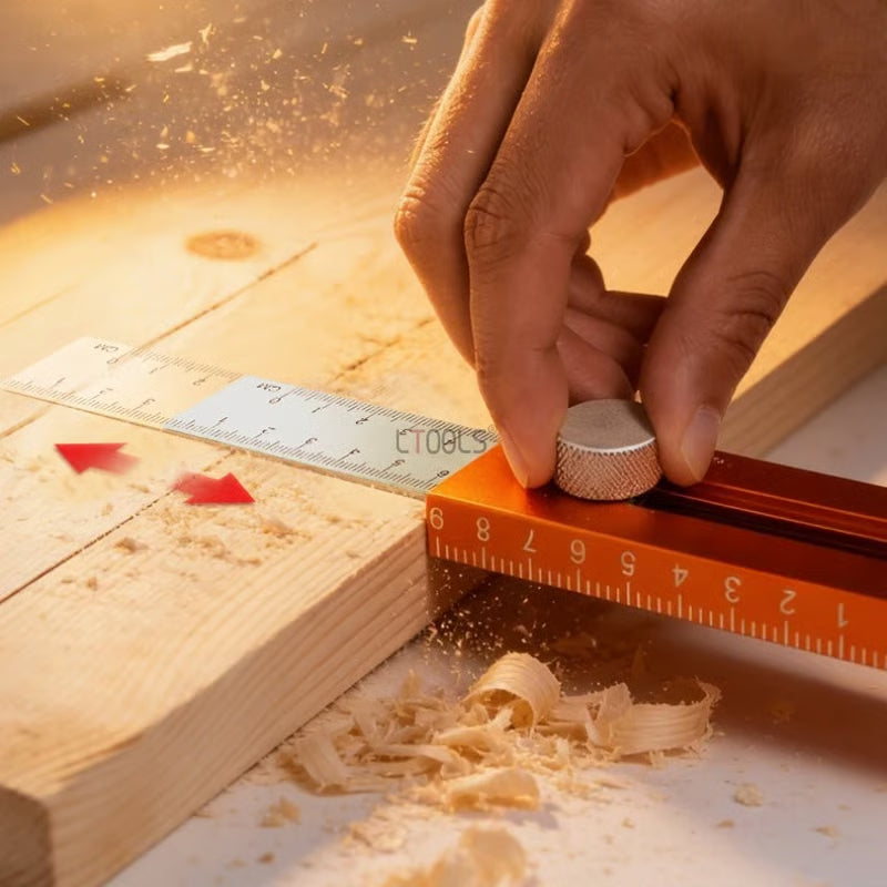 🔥Multifunctional Marking Level Ruler