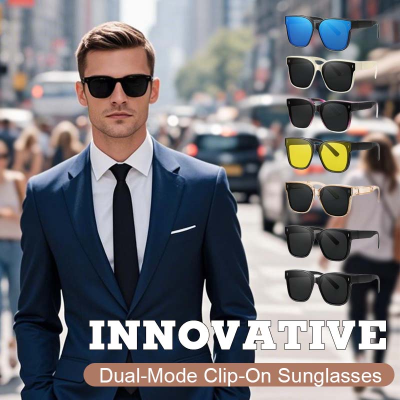 ๐ฅ Innovative Dual-Mode Clip-On Sunglasses for Glasses Wearers ๐ฅ