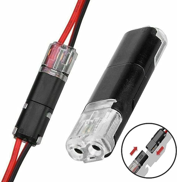 🔥Double-wire plug connector with lockable buckle
