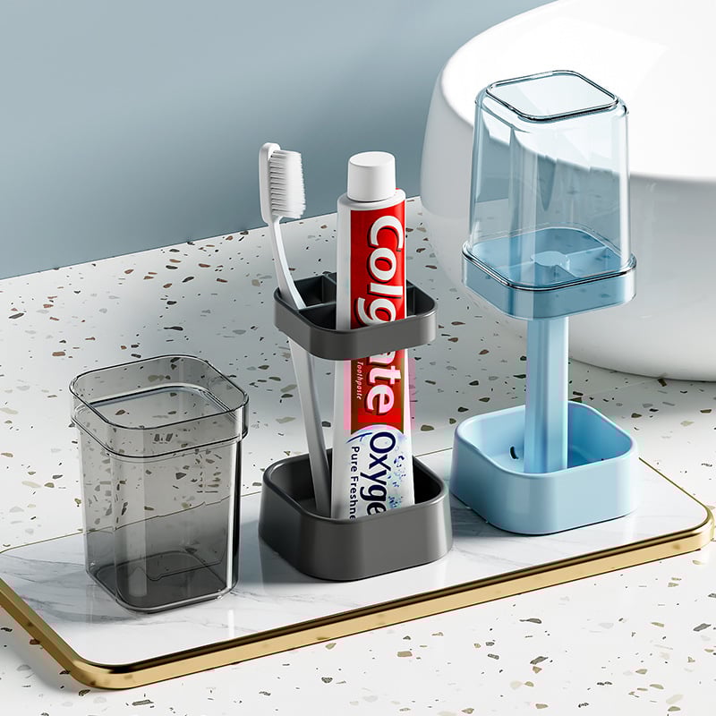 Stylish toothbrush holder with loc