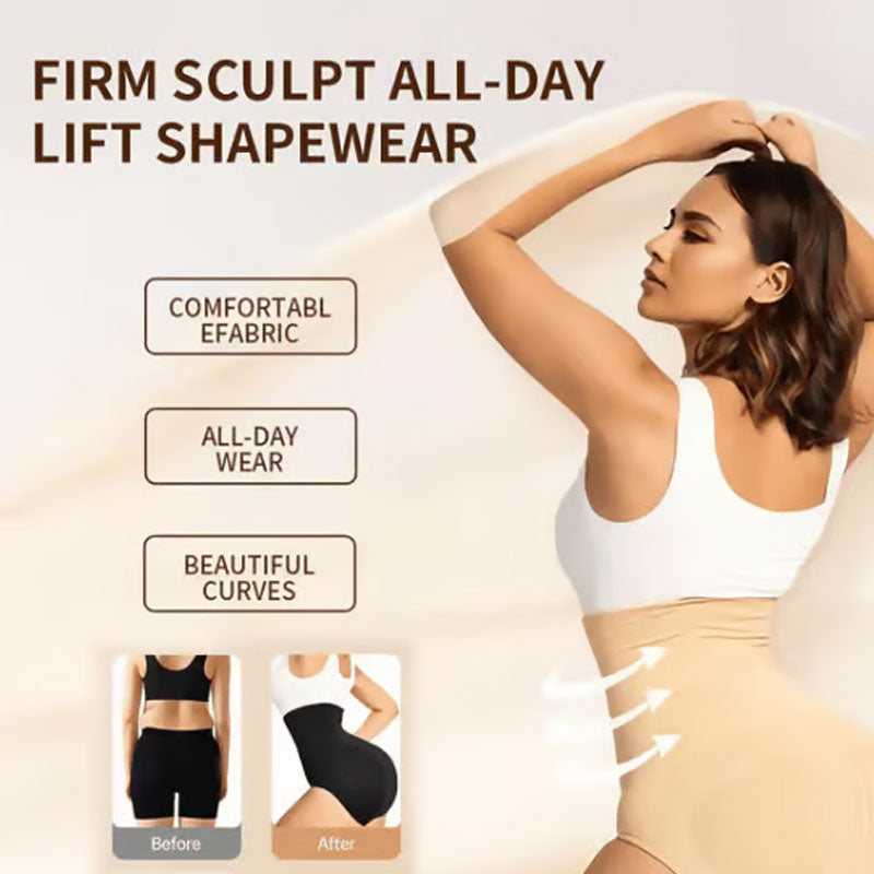 🔥High waist with shapewear and tummy control