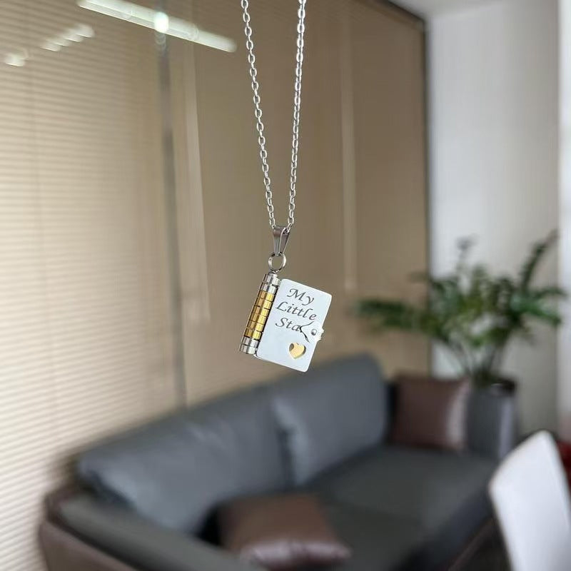 Edelstahl-Paarkette/Stainless steel couple necklace