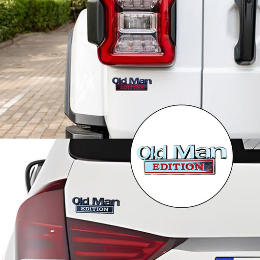 Car badges for seniors/🚗 Old Man Edition car badges