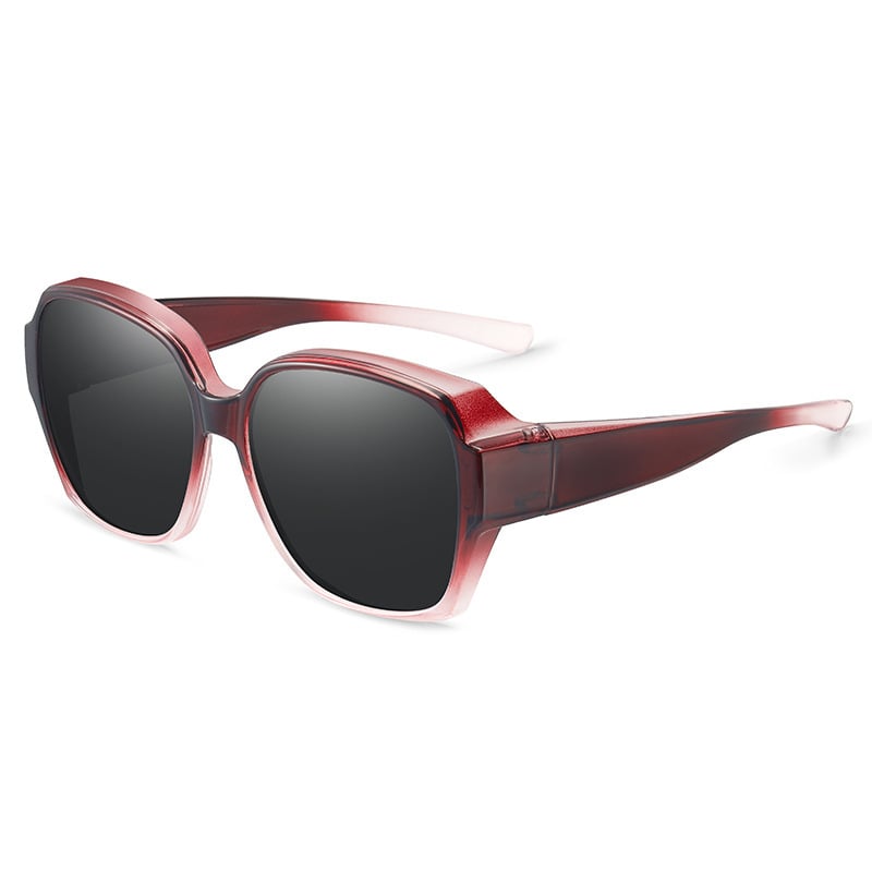 😎Sunglasses with UV380 protection, suitable for glasses
