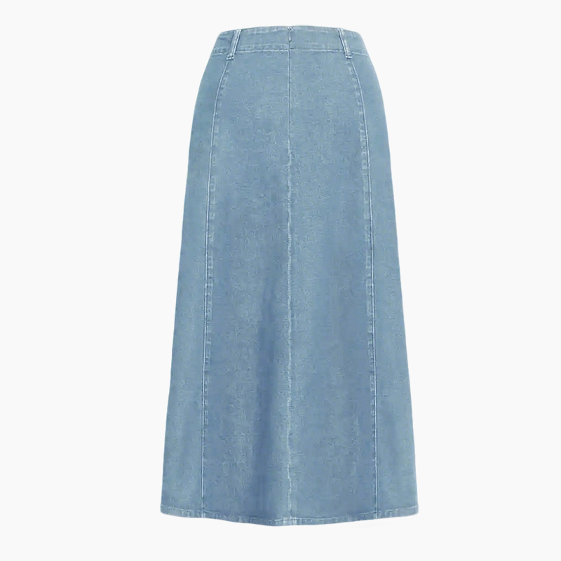 🎁2026 New Arrivals👗Women's Denim Maxi Skirt – High Waist & A-Line Cut