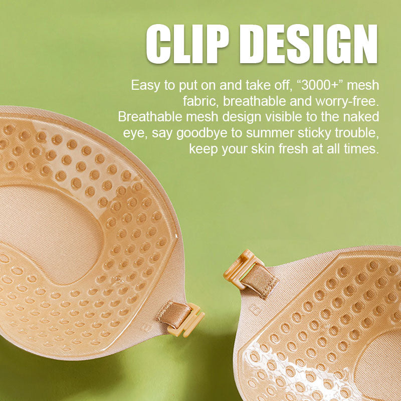 Mango-shaped silicone breast plasters