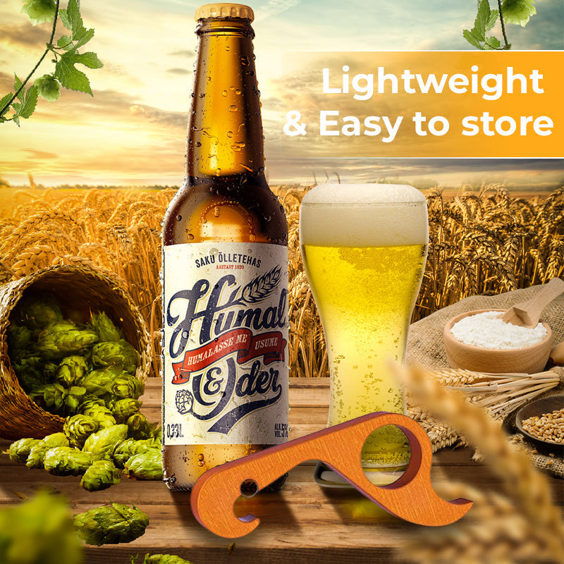 Beer bottle opener made of aluminum alloy