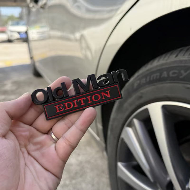 Car badges for seniors/π Old Man Edition car badges