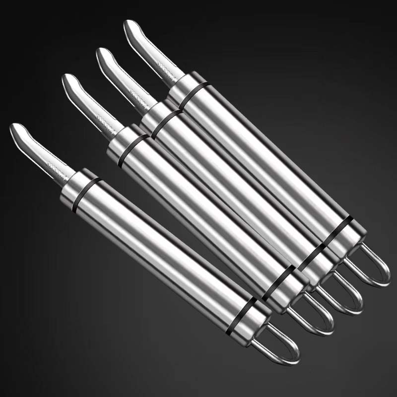 š„2025 New Arrivalš„Longan Corer Shrimp Knife Cherry Core Remover Stainless Steel Fish Mouth Cutters