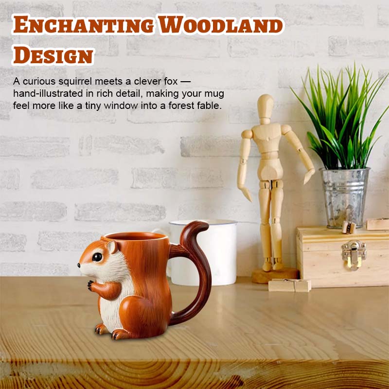 Squirrel Fox Mug