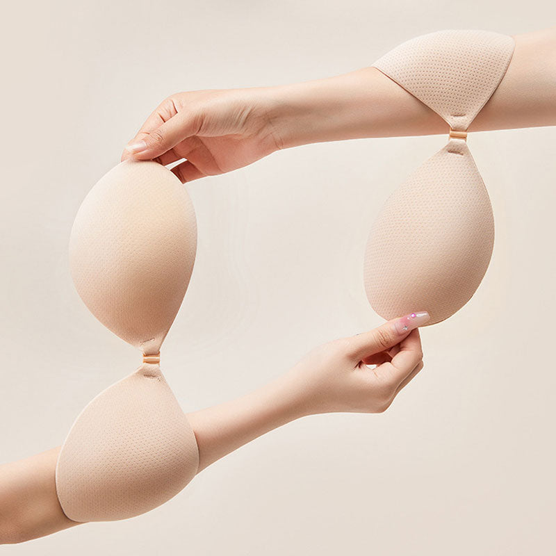 Mango-shaped silicone breast plasters