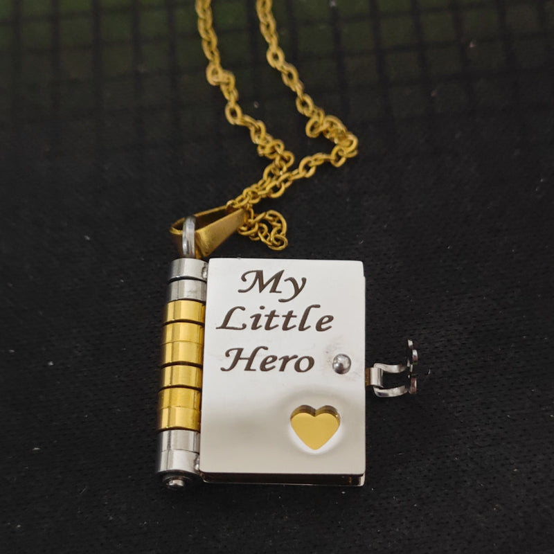 Edelstahl-Paarkette/Stainless steel couple necklace