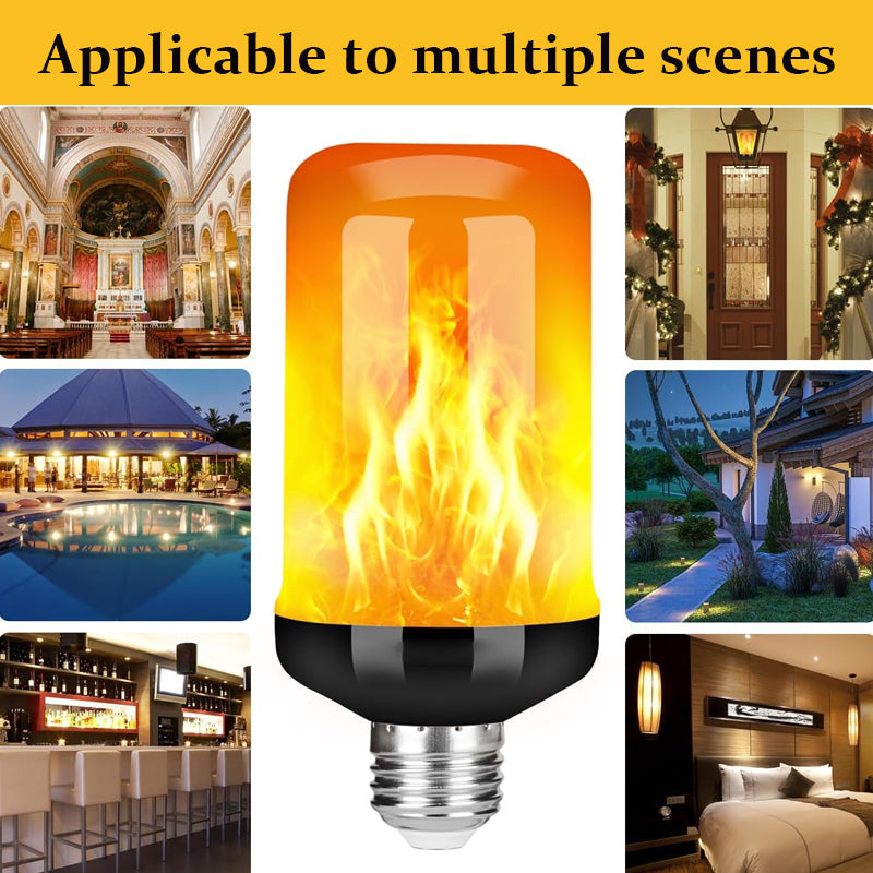 Dynamic flame bulb