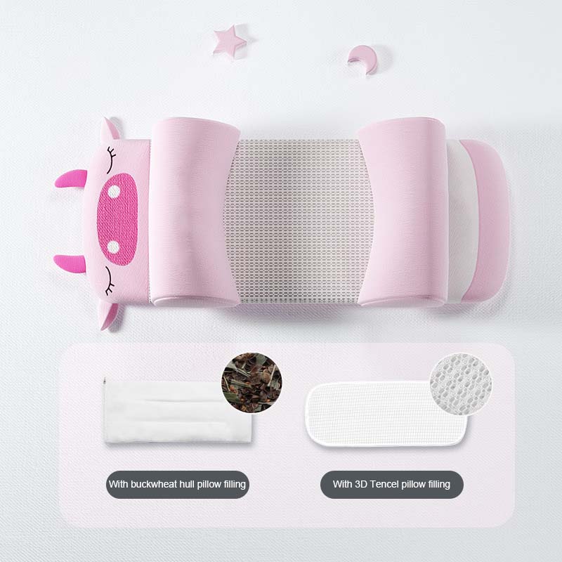 All-Season Baby Multi-Dimensional Shaping Pillow Set for Development