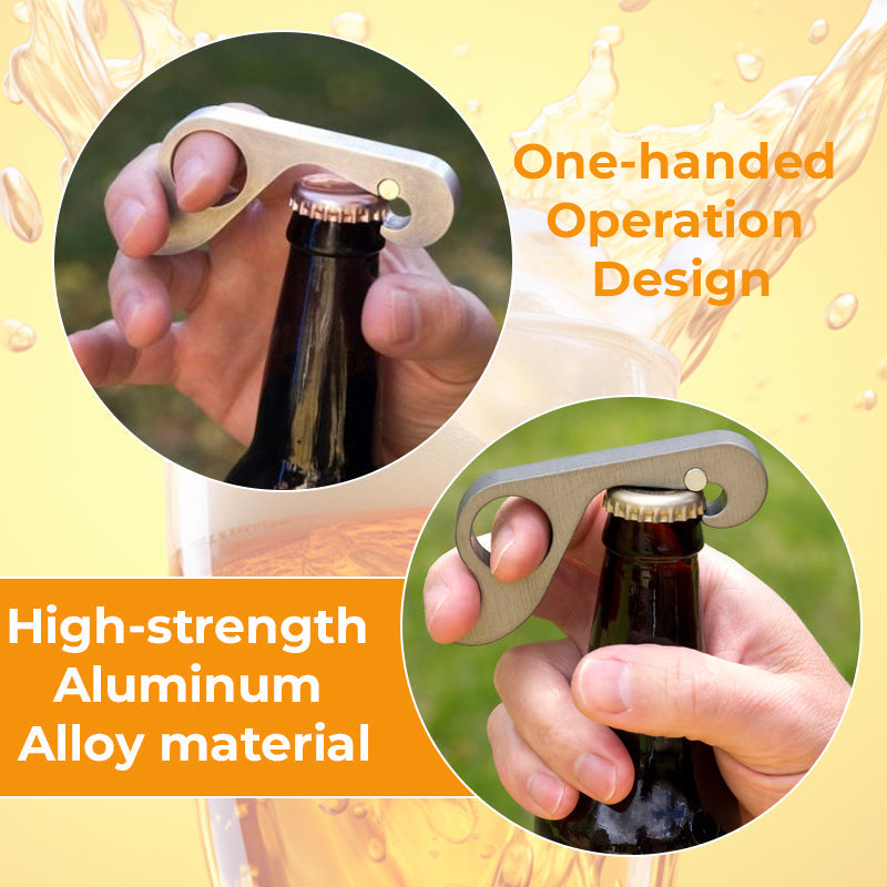 Beer bottle opener made of aluminum alloy