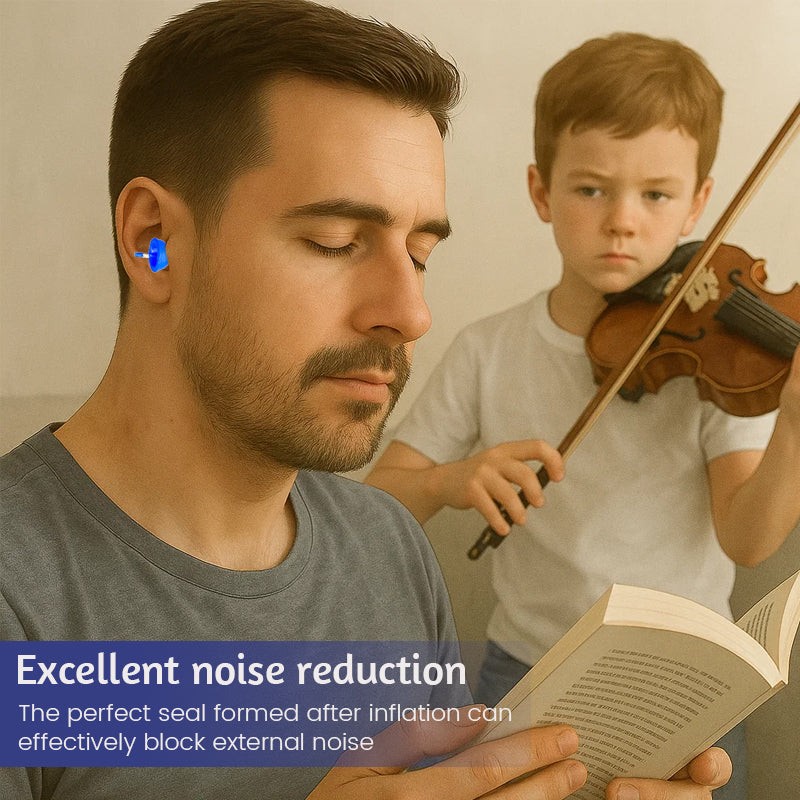Innovative inflatable earplugs