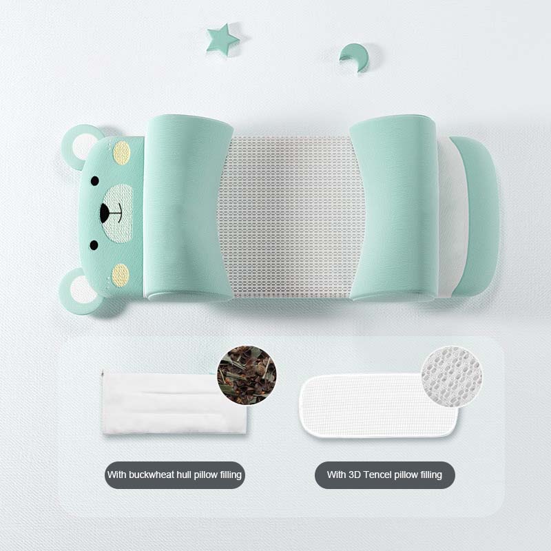 All-Season Baby Multi-Dimensional Shaping Pillow Set for Development