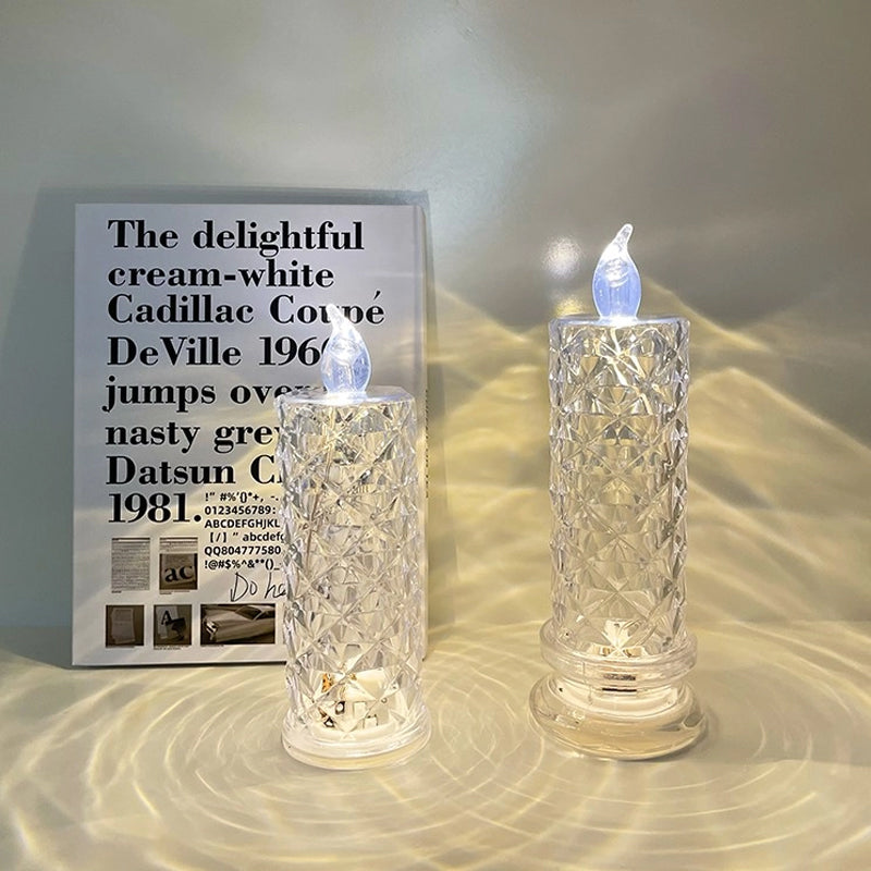 ✨ Crystal rose candle holder - romantic sparkle without the mess