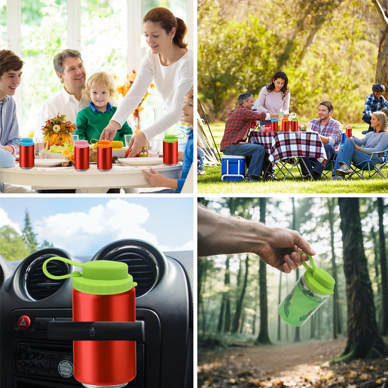 Silicone Soda Can Straw Lid