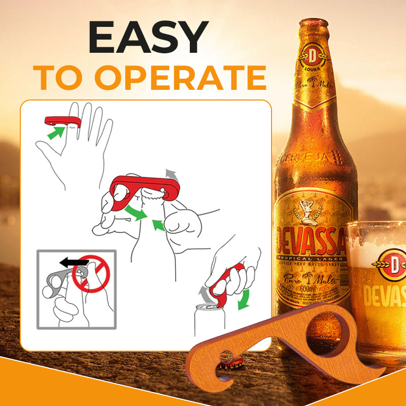 Beer bottle opener made of aluminum alloy