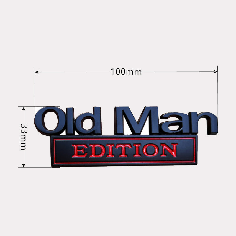 Car badges for seniors/π Old Man Edition car badges