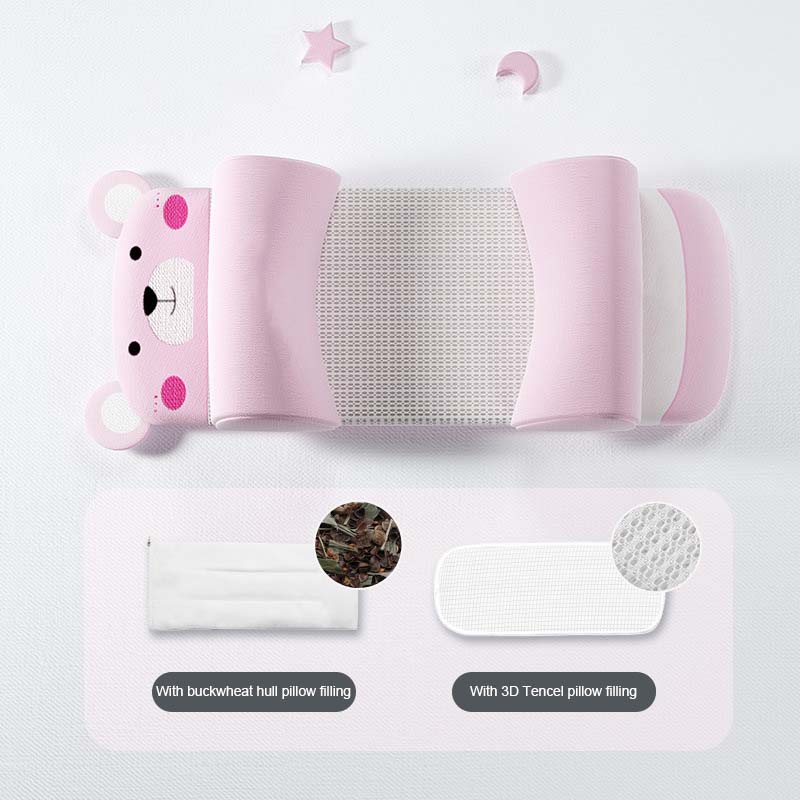 All-Season Baby Multi-Dimensional Shaping Pillow Set for Development