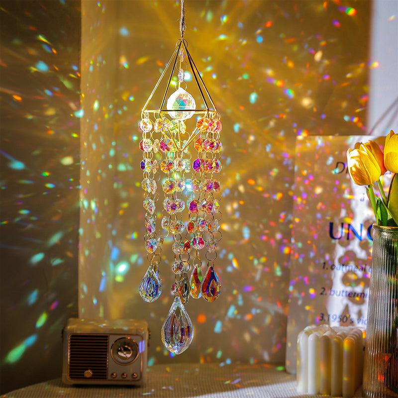 Crystal Iridescent Wind Chime