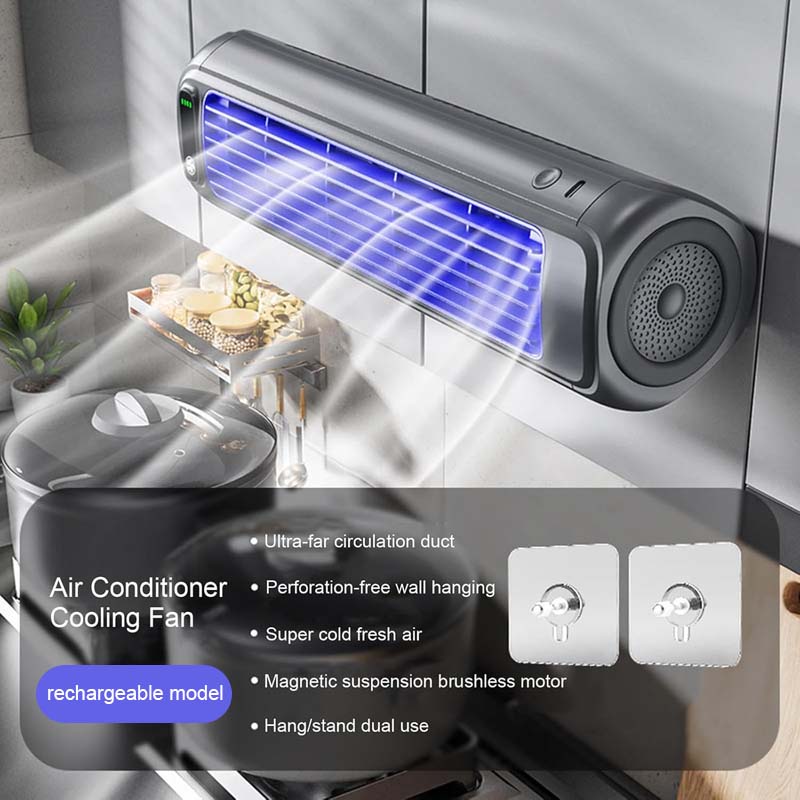Punchless Wall-mounted Electric Fan Air Conditioning
