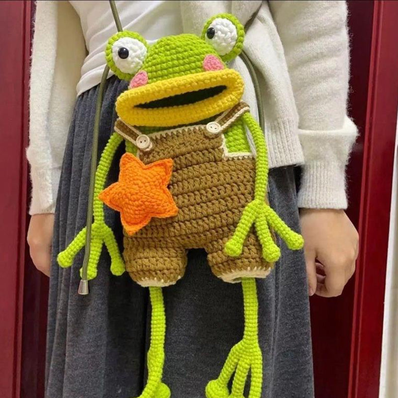 Big Mouth Frog Crossbody Bag