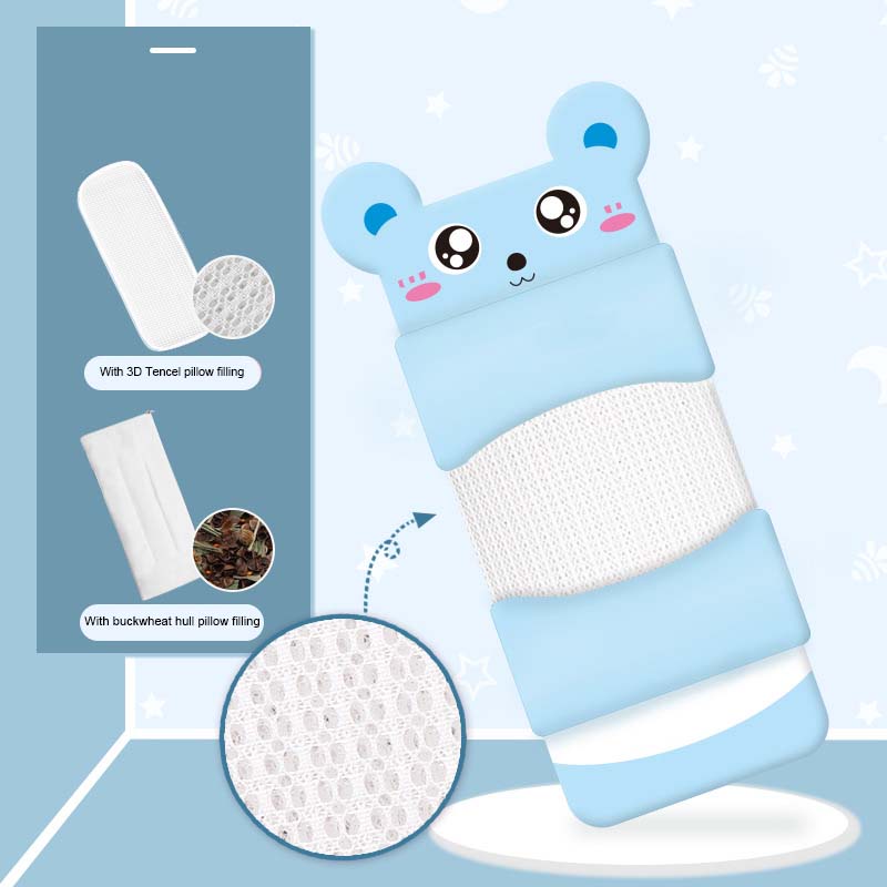All-Season Baby Multi-Dimensional Shaping Pillow Set for Development