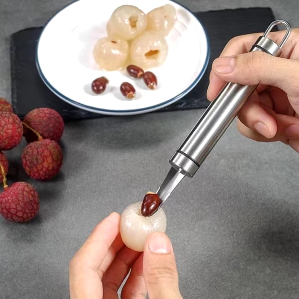 š„2025 New Arrivalš„Longan Corer Shrimp Knife Cherry Core Remover Stainless Steel Fish Mouth Cutters