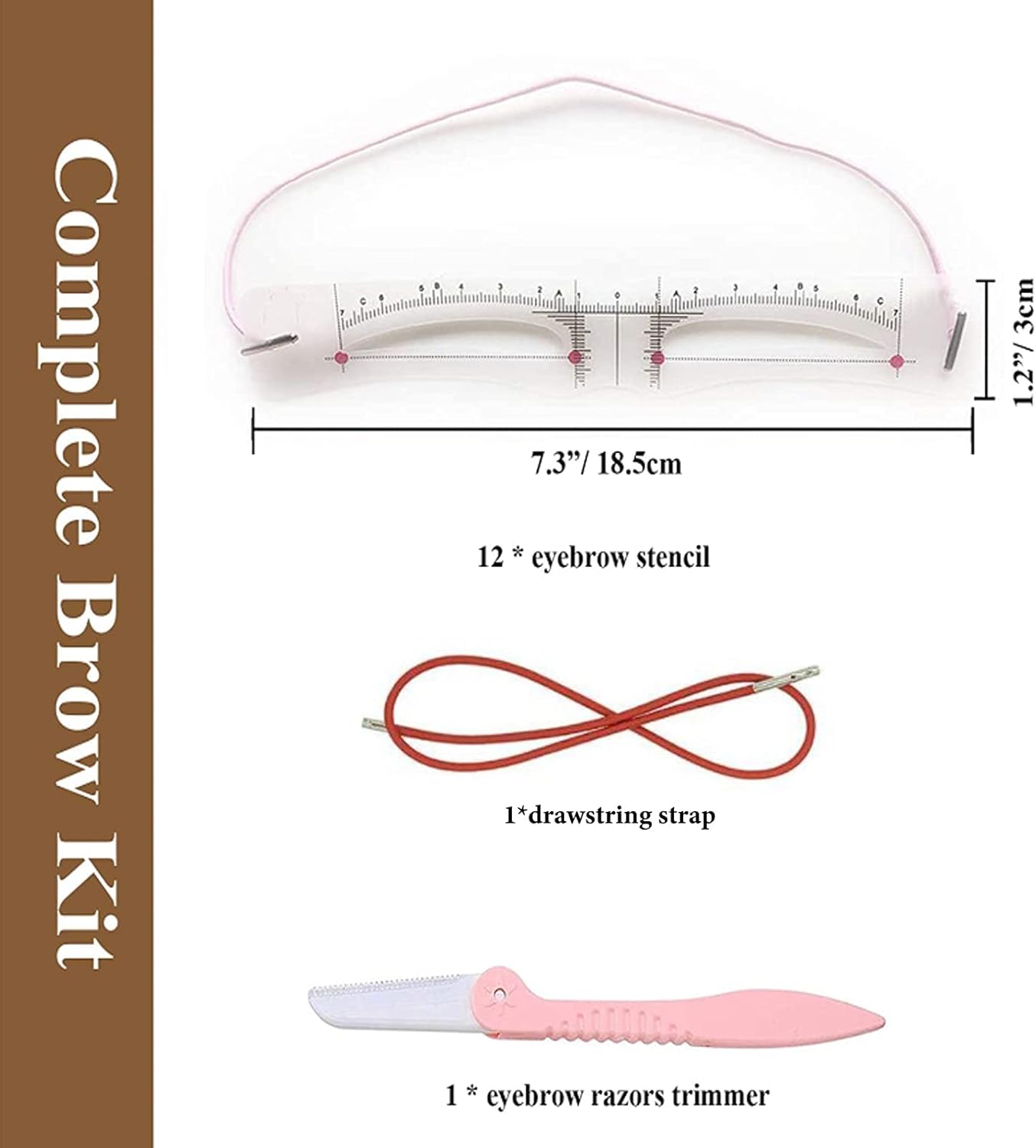 š„2025 Hot salesāØSet of reusable eyebrow stencils (12 pieces)