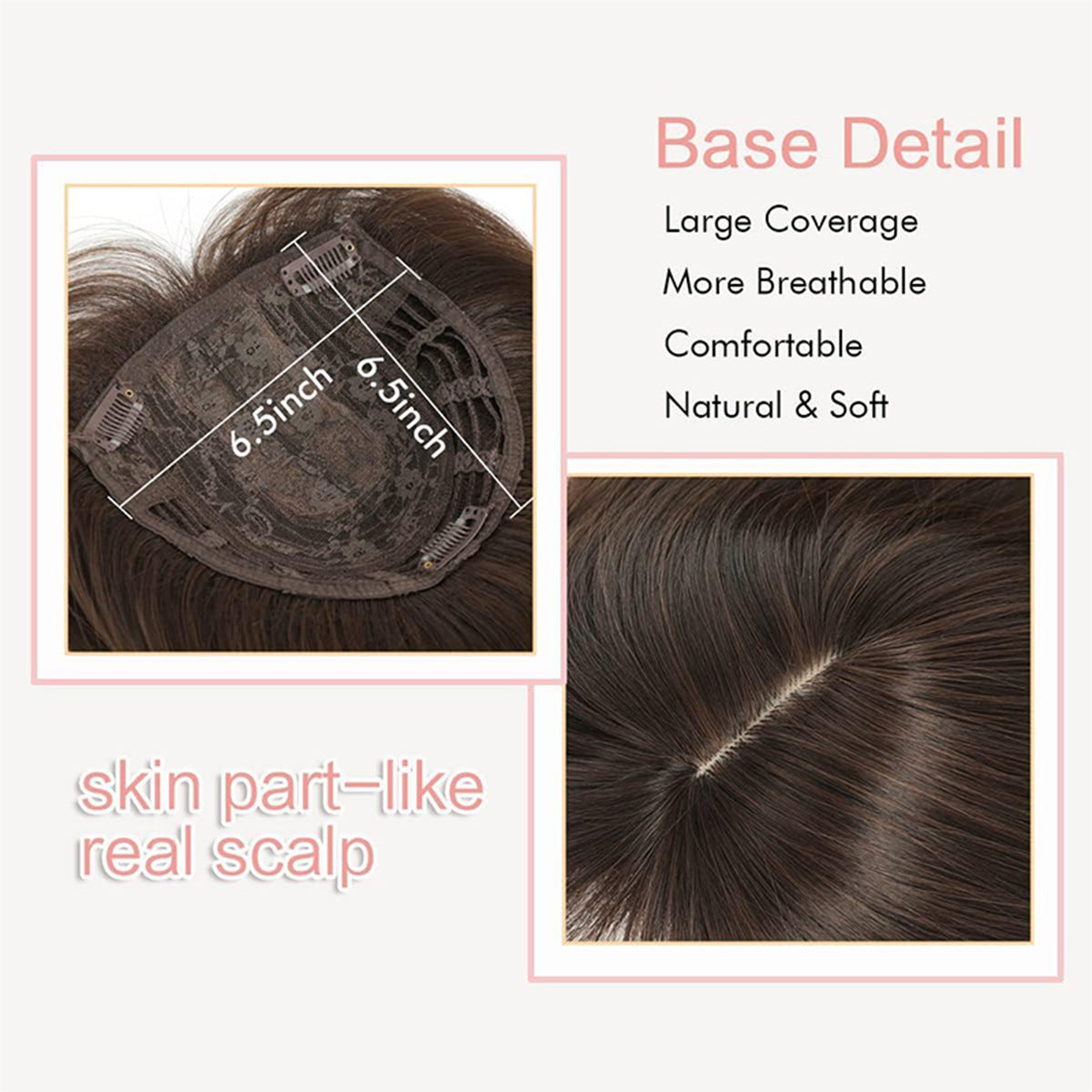 💇♀️Women's Long Straight Middle Parted Wig