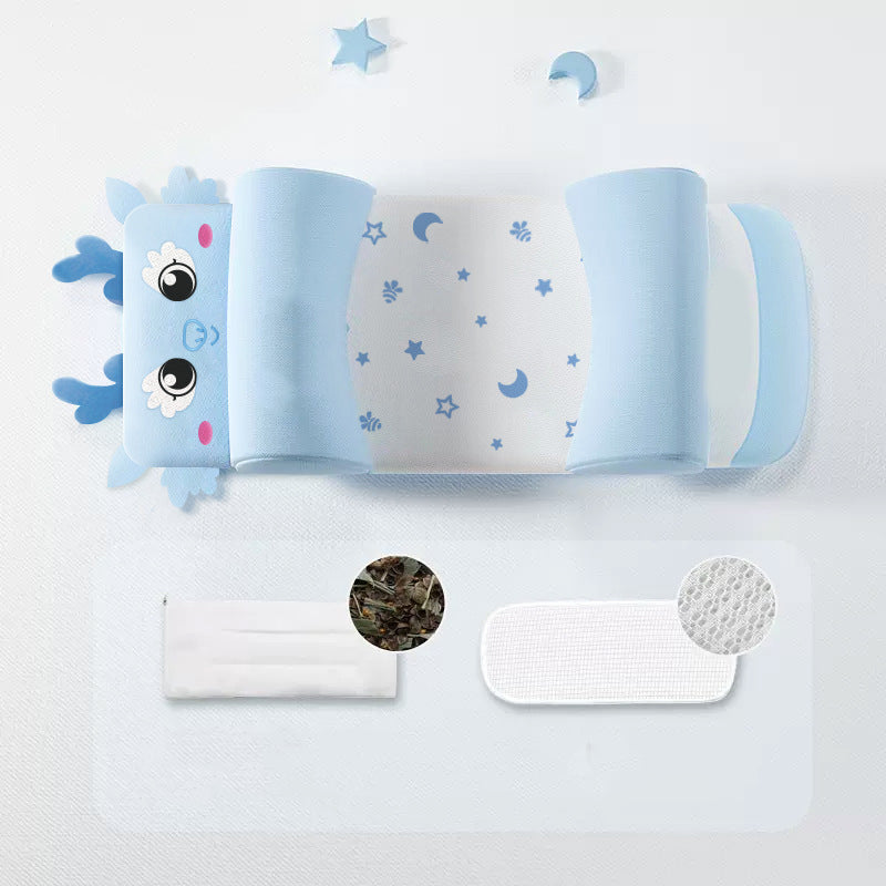 All-Season Baby Multi-Dimensional Shaping Pillow Set for Development