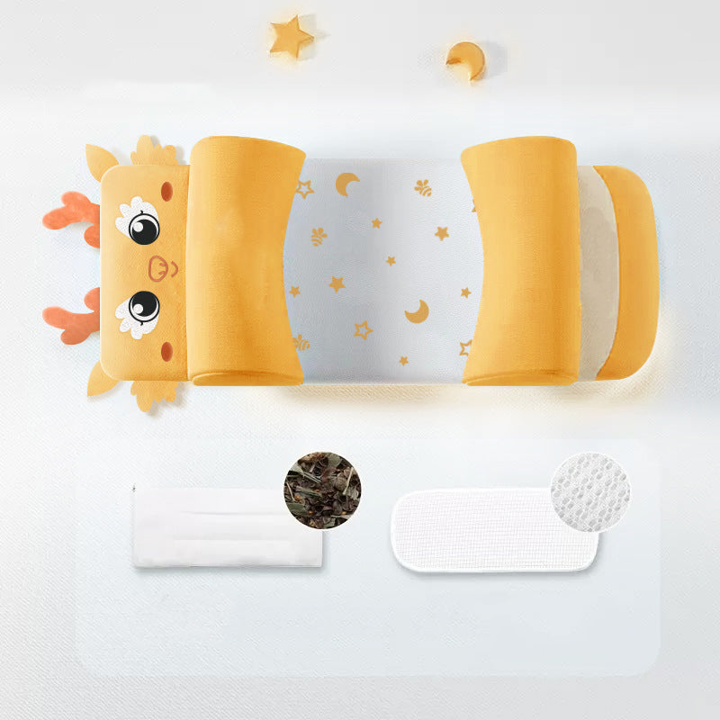 All-Season Baby Multi-Dimensional Shaping Pillow Set for Development