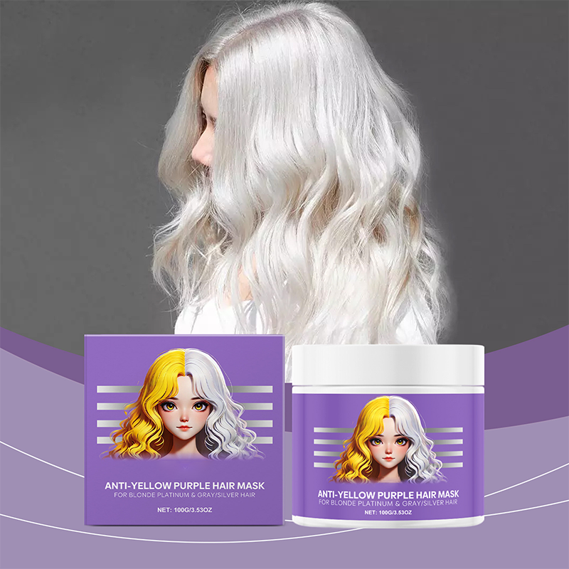 Anti-Yellowing Purple Hair Mask ๐ Say goodbye to Red Highlights! ๐
