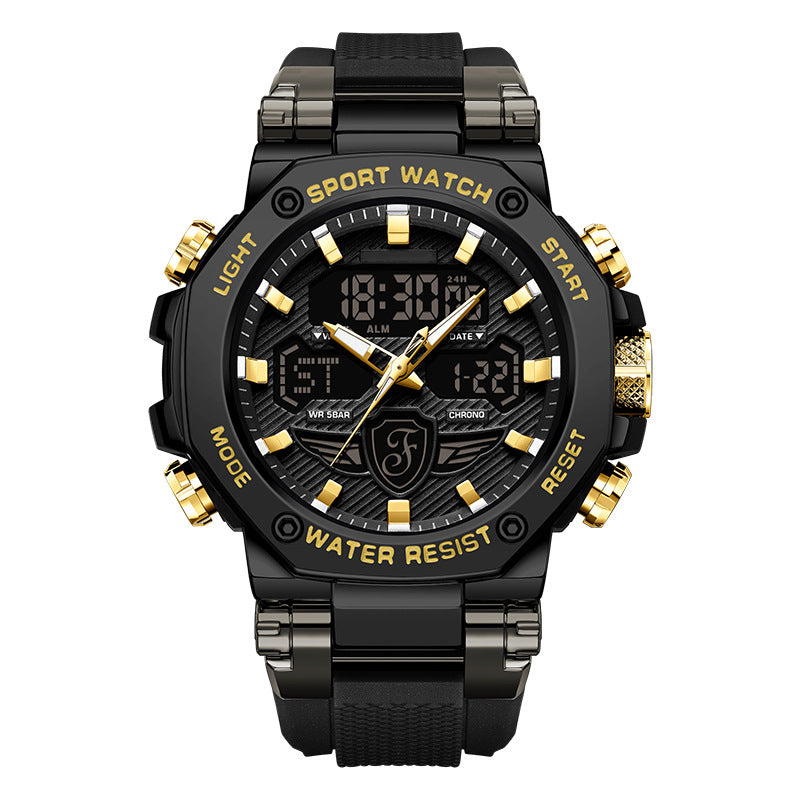 ๐ฅ 50% OFF! โฐ Men's Multifunction Waterproof Luminous Watch โ Dual Display, 50M Water Resistance & Glow-in-the-Dark Readability ๐โ