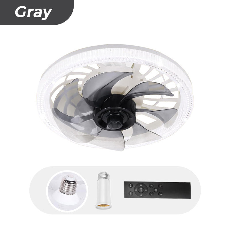 2-in-1 Quiet Adjustable Fan Light with Remote Control for the Bedroom