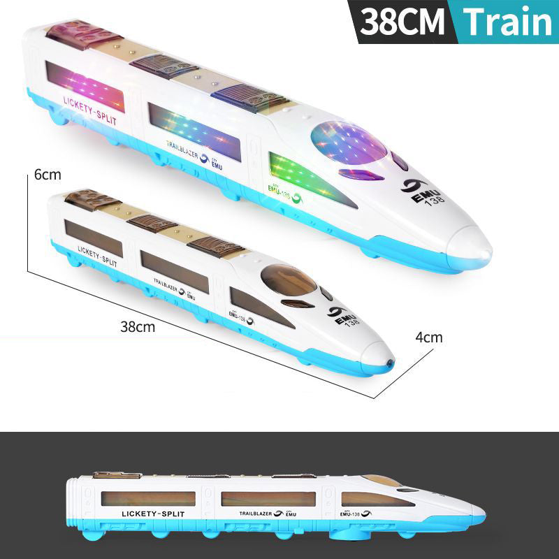 ๐ LIMITED-TIME 50% OFF! โจ Electric Bullet Train Toy โ Light-Up, Bump & Go, with Music ๐ต