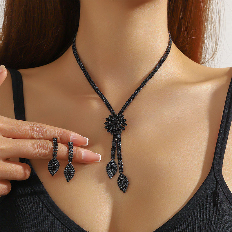 ๐ผ LIMITED-TIME 50% OFF! โจ Women's Zircon Flower Jewelry Set โ Elegant, Sparkling, Ready-to-Gift ๐