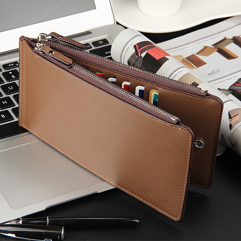 ๐ LIMITED-TIME 50% OFF! ๐ฅ Slim Long Wallet for Men โ Thin Profile, RFID Optional, Premium Leather โจ